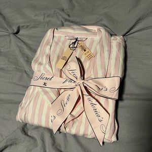 Victoria’s Secret pink striped pajama set